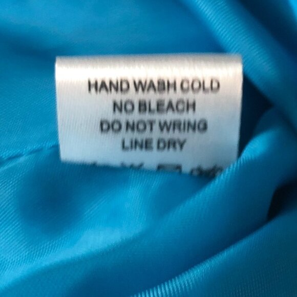 Erin London Topside Turquoise Blue Ruched Vest NWT Women's Size S - Picture 5 of 7